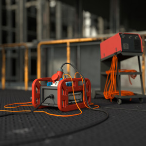 Mennekes Produkt auf Werft