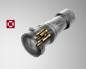 Mennekes X-CONTACT Film X-Ray Stecker